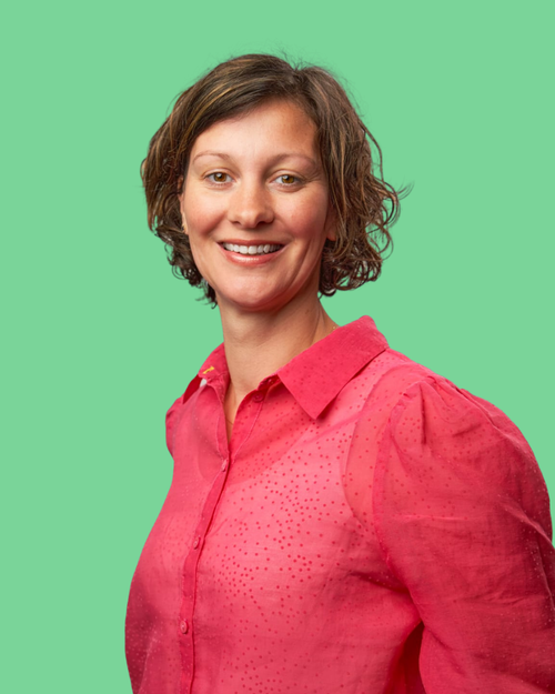 Portret van Evelyn (E.J.) Landhuis-Keus